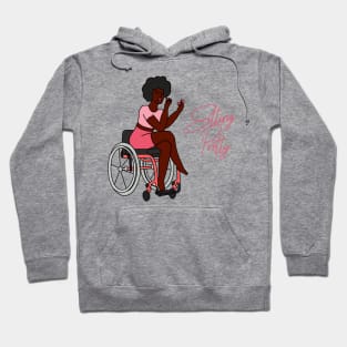 Sitting Pretty Pink 1 Hoodie